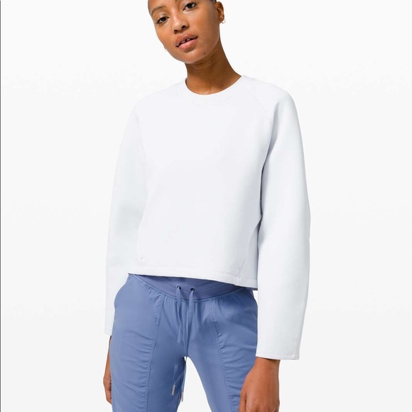 lululemon athletica Tops - NWT - Lululemon AirWrap crew, Alpine White 14